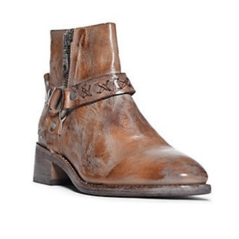Bed Stu winslet western ankle harness boots
